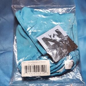 N2N Bodywear Catalina Bold Swim Trunk Blue